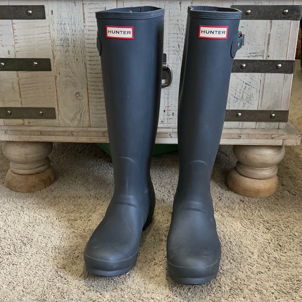 Women’s Hunter tall rain boots size:US8/UK6